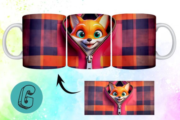 Adorable Fox Design for Creative Valentine Projects