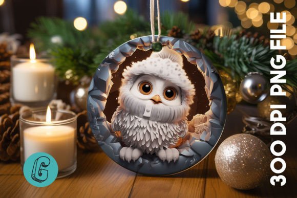 Discover the Charm of 3D Cute Owl Break Through Ornament (14)