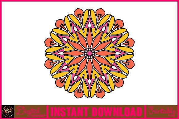 Mandala 3D Layered SVG Cut File-188: Your Creative Design Asset